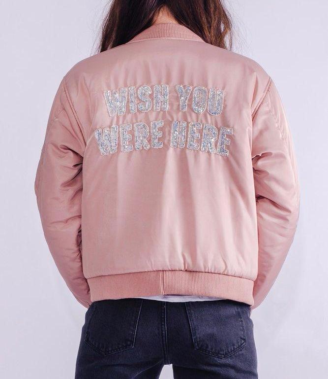 Wish on sale bomber jacket