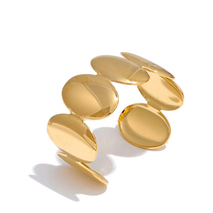 Gold bangle. Stainless steel waterproof